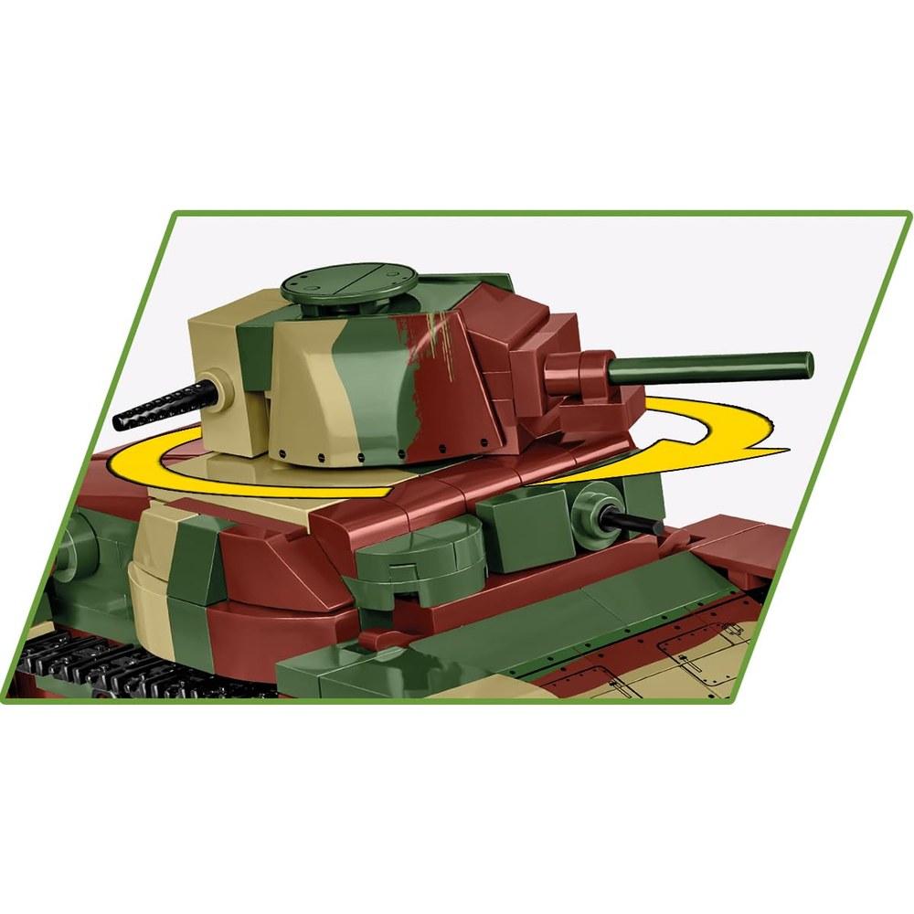 COBI Block Japanese Army Tank Type 95 Ha-Go 1/35 380 Pieces Compatible with LEGO 3115