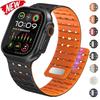 Magnetic Strap for Apple Watch Ultra3 49 38mm 40 41 44 45 46mm Sports Breathable Silicone Bracelet iWatch Series 11 10 9 8 7 6 5