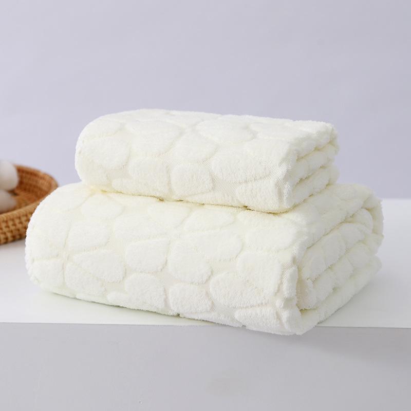 Коралловый флис жаккардовый облачный сетчатый полотенце набор полотенец для ванной взрослый бытовой полотенце для лица утолщенный водопоглощение 35*75