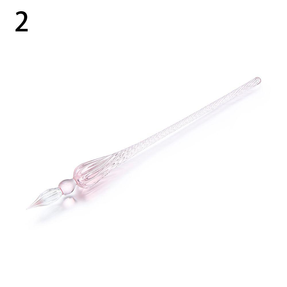 

1PC Handmade Calligraphy Writing Signature Glass Dip Pen Painting Supplies Fountain Pen Filling Ink