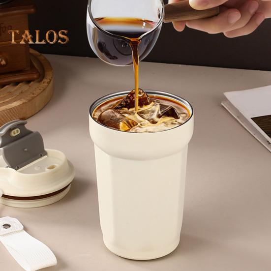 Travel Coffee Mug Vacuum Stainless Steel Water Cup 15oz Insulated Water Bottle with Leak-Proof Lid Double Wall Thermal Cup for Hot Cold Drinks