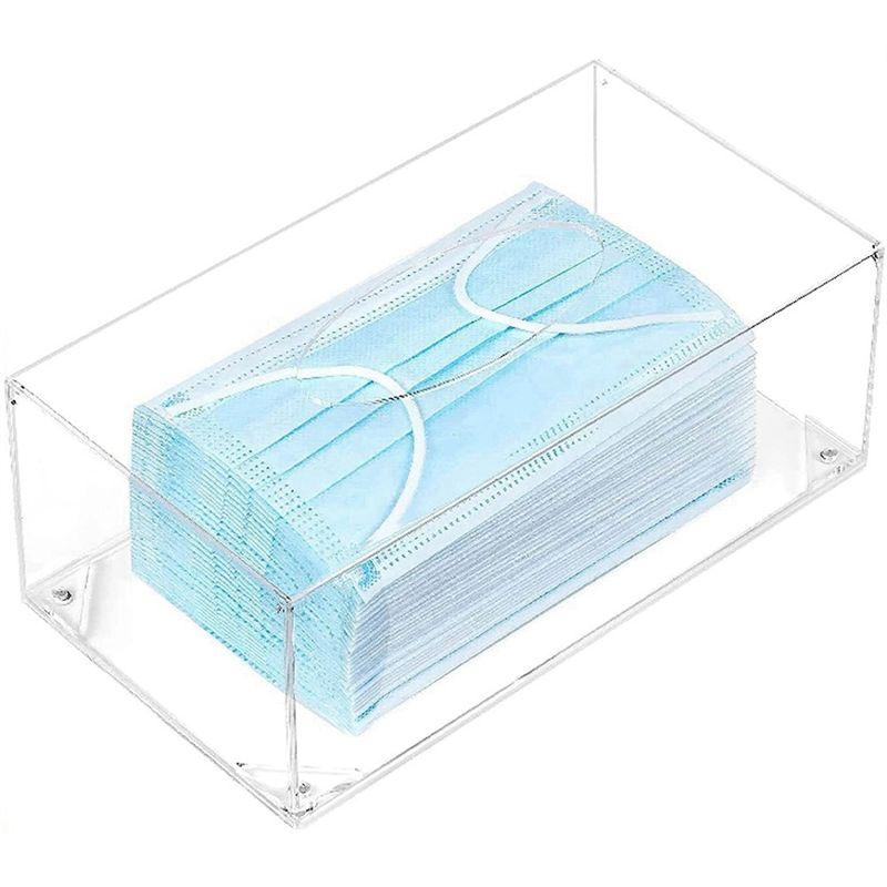 A33R-Acrylic Tissue Box Rectangular Transparent Tissue Box For Office, Home Bathroom Restaurant Lavatory Occasions