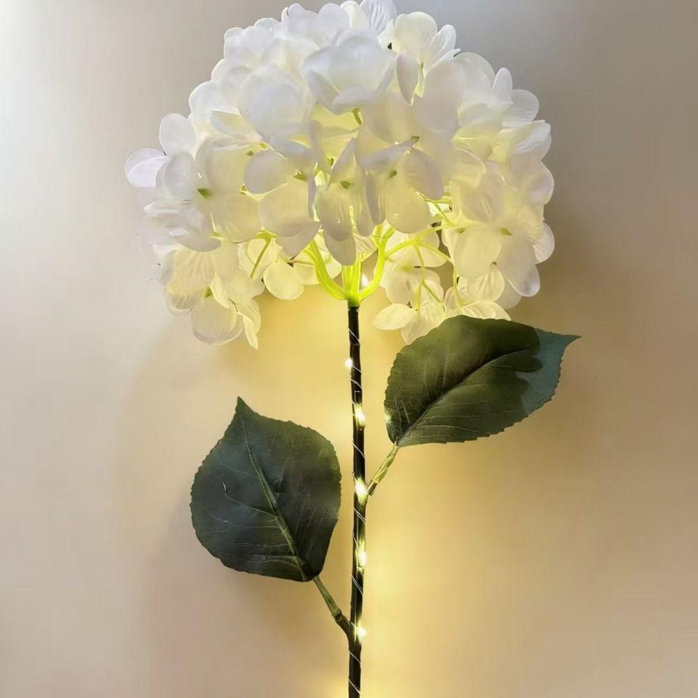 Decorative Lighting LED Hydrangea Lights Simulated Flower Solar Garden Light Lawn Lighting
