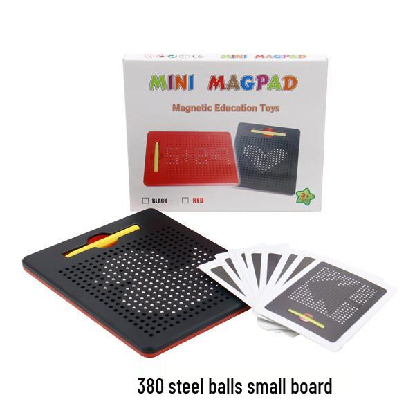Children's Magnetic Drawing Board with 380 Steel Balls and Magnetic Beads