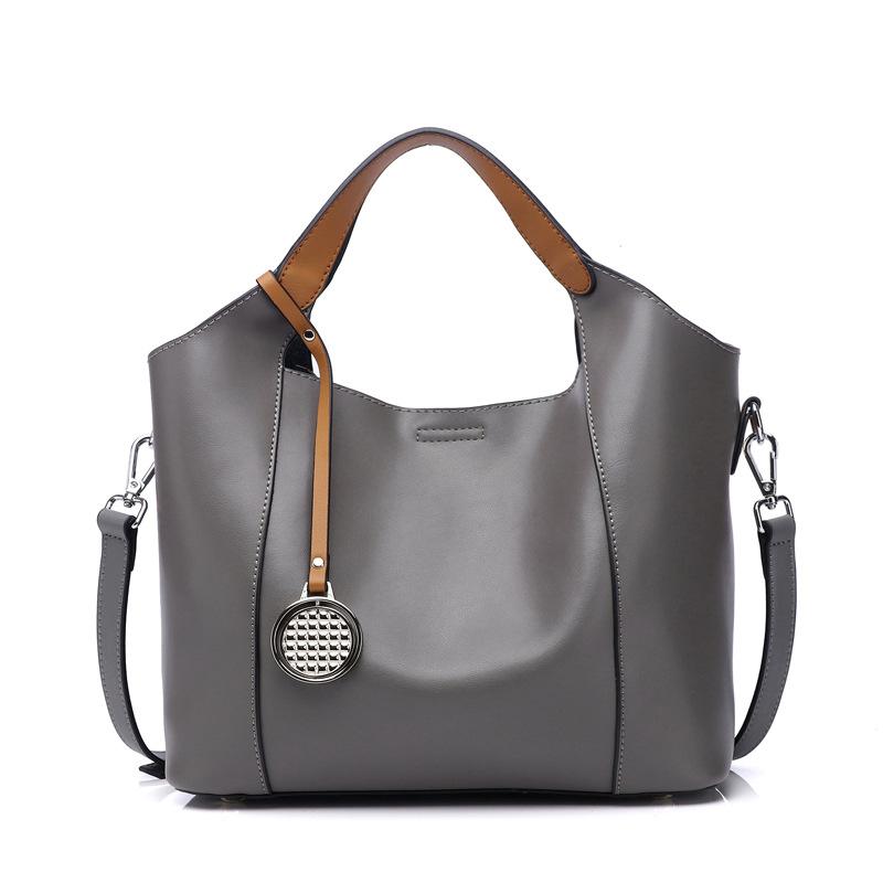 New Genuine Leather Women's Bag Style Fashionable Cowhide Mother Child Handbag Shoulder Crossbody