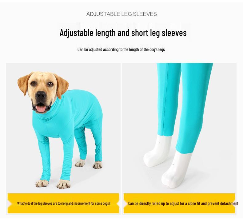 Breathable Anti-Shedding Four-Legged Pet Outfit for Small & Medium Dogs