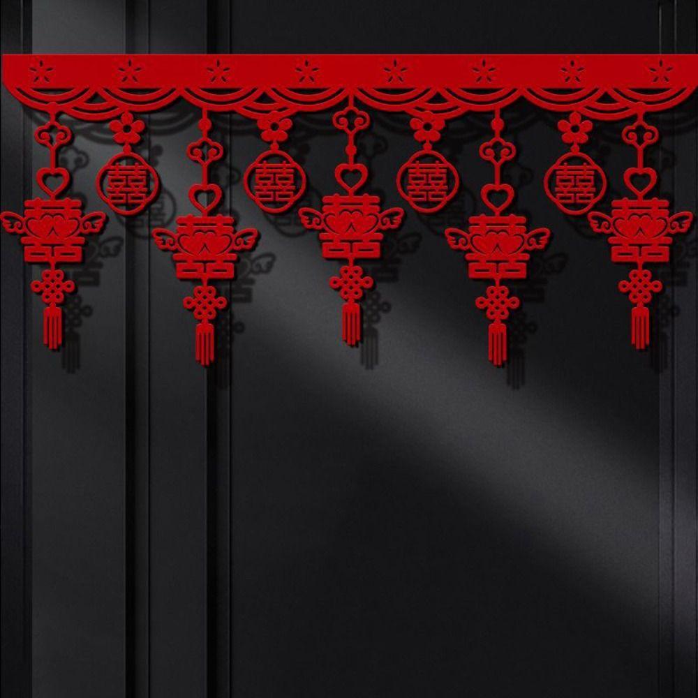 Chinese Style Hanging Banner Non-woven Wall Ornaments Wall Hanging Pendant  Curtains Decor