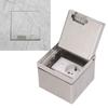 Floor Recessed Concealed Socket Space Saving Stainless Steel Concealed Outlet for Home AC250V