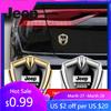 Per Jeep 3D Scudo Dorato/Argentato Logo Adesivo Stemmi Baule Auto Accessori Auto Per Jeep Grand Cherokee Wrangler JK Compass Reneg