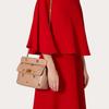 Valentino Roman Stud Quilted Diamond Pattern Lambskin Handheld Shoulder Crossbody Bag Medium Women Bags Cinnamon-Pink WW2B0I82BSFGF9