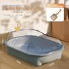 Thickened Semi-Enclosed Oversized Splash-Proof Cat Litter Box