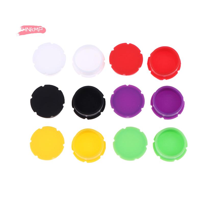 12/16/18Pcs 3/5ML Glass Vials with Protective Vial Caps Leak-Proof Dust-Resistant Lids Cover for Insulin Bottles - Flip Off Caps