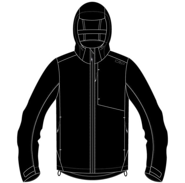 Софтшелл куртка CMP Zip Hood Stretch
