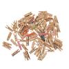 100Pcs Painted Wood Clothespin Fashion Unique Design Durable Detachable Painted Wooden Clip