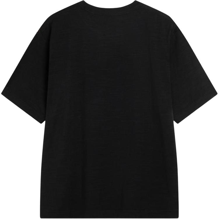 Li-Ning Breathable Loose Fit Round Neck Letter Print Short Sleeve T-Shirt Men Tops AHSV221-4
