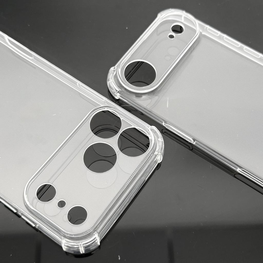 Transparent Shockproof Case for iPhone 17 17 Air 17 Pro 17 ProMax Anti Scratch Corner Anti Yellow Raised Camera Cover