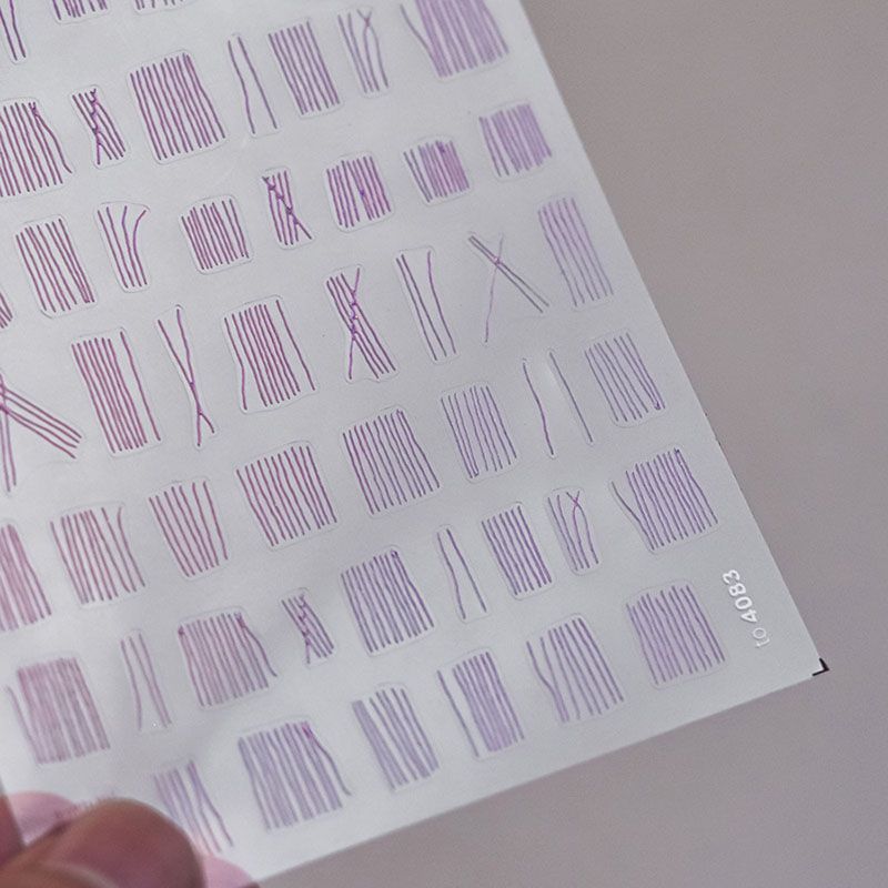 

Bronzing Silver Tomoni Silk Laser Nail Sticker Laser Powder Silk Line 4083