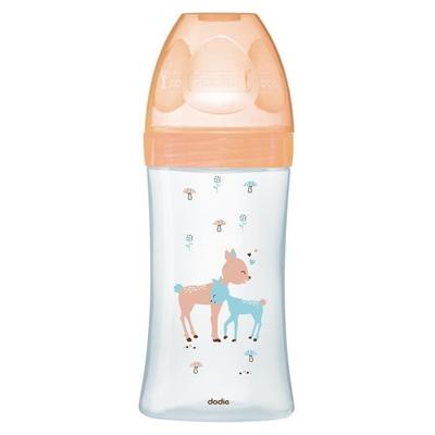 Dodie Flasche Sensation+ Anti-Kolik aus Glas +0m Beige Reh 270ml