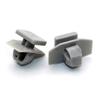 Set of 100 Wheel Arch Flare Moulding Trim Fastener Clips for Honda For Civic For CRV Secure Fit Plastic Clips for Auto Trim