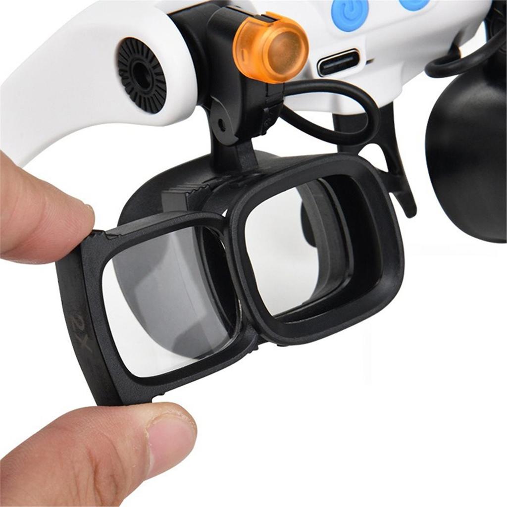 Magnifier Glasses Led Magnifying Glasses With Adjustable Headband Lamp For Close Work And Hobbies