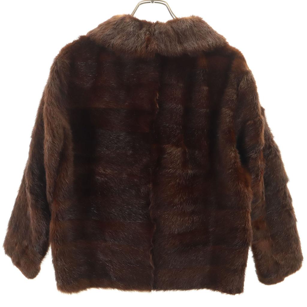 Yamaoka Fur coat Brown Women Used