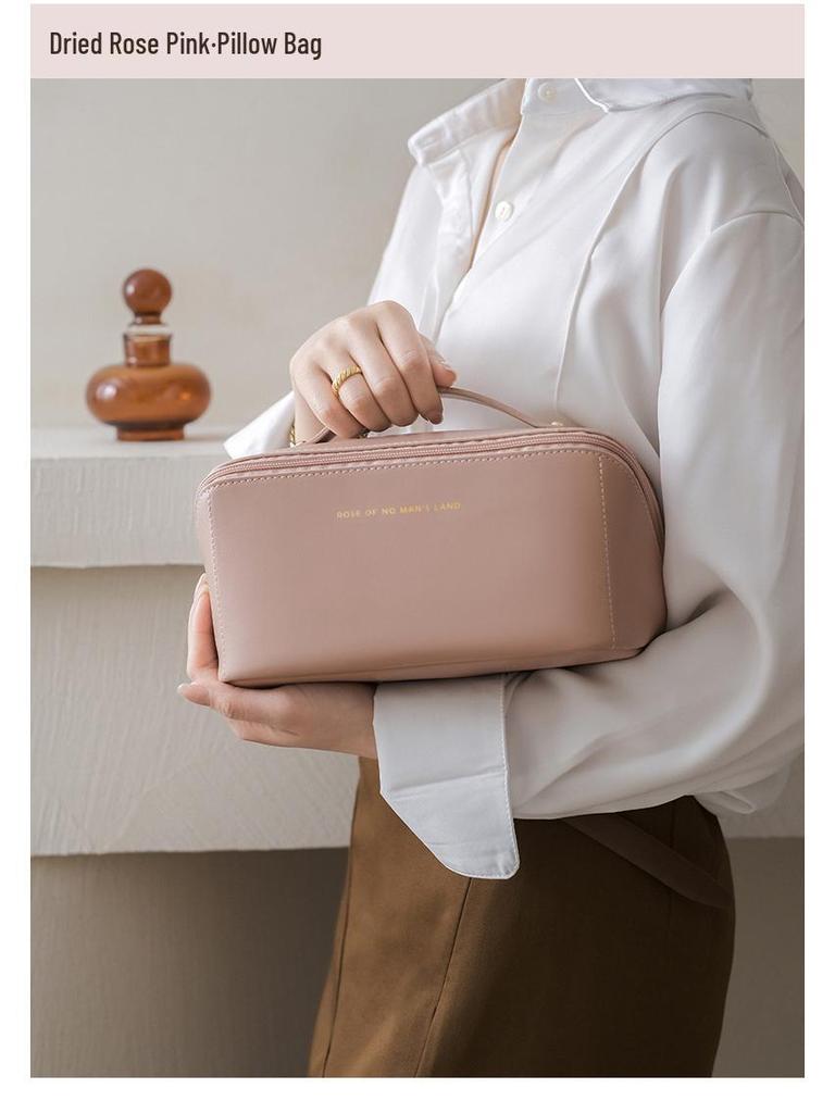 Portable Waterproof Accordion Makeup & Toiletry Bag - Large Capacity Travel Organizer