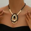 Exquisite and Simple Geometric Pendant Necklace - Versatile European Style Jewelry, Suitable for Daily Wear