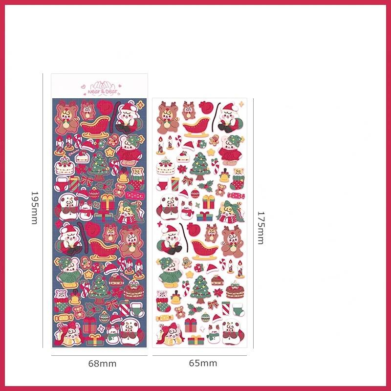 

Creative Desigh Ghost Sticker Christmas Halloween Series Sticker Cute Cartoon Scrapbook Journal Sticker DIY Decor Adhesive