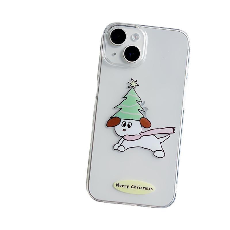 Christmas Puppy Case for Apple iPhones 15/14/13/12/11/Pro/ProMax/XS Max/XR/XS