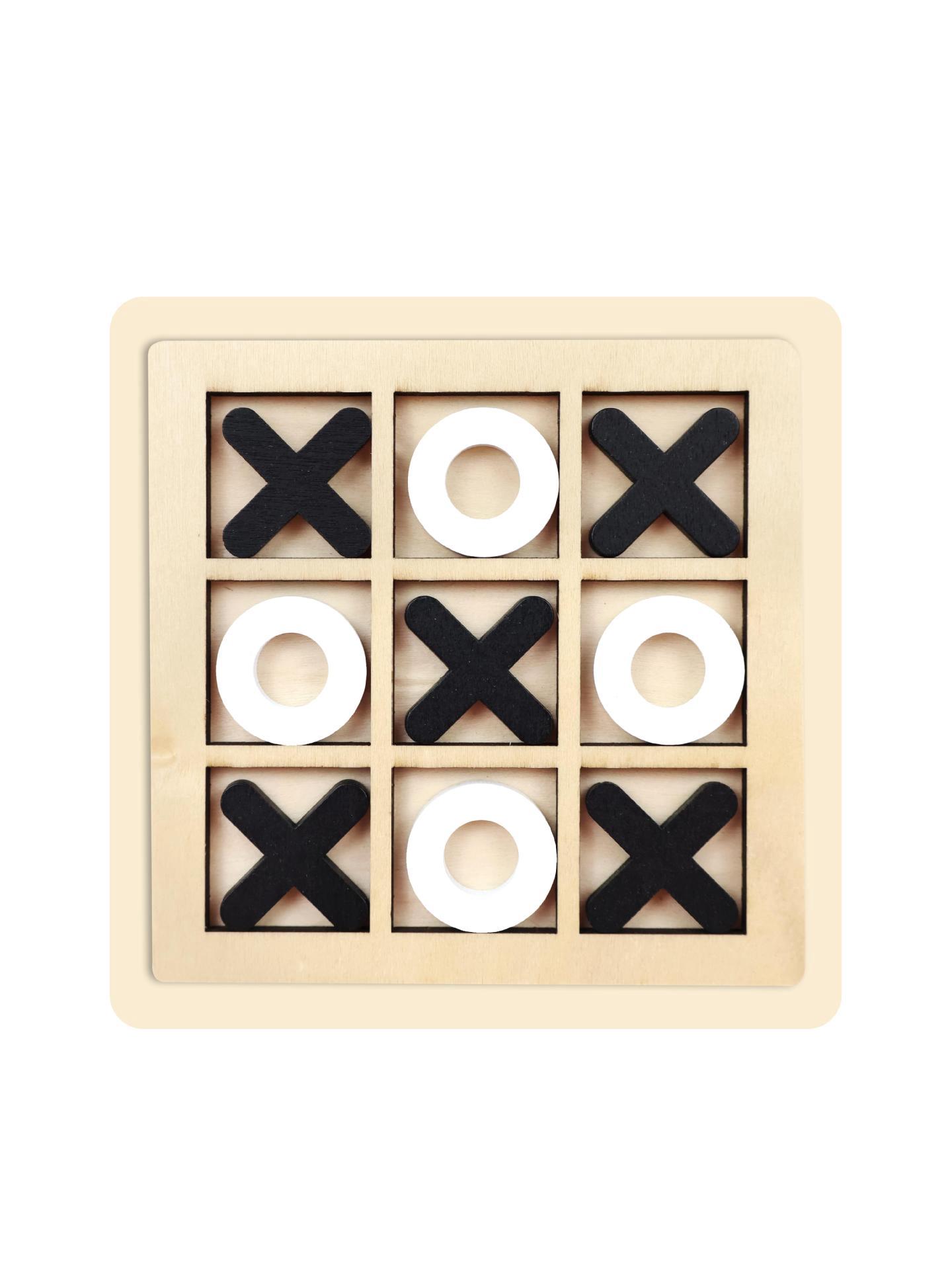 Children s Tic-Tac-Toe Puzzle: Logical Thinking & Concentration Training Toy for Two-Player Interactive Desktop Game