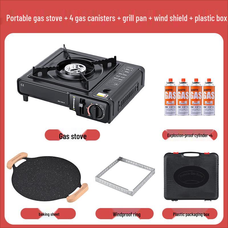 NuFeng Portable Gas Stove & Grill Set