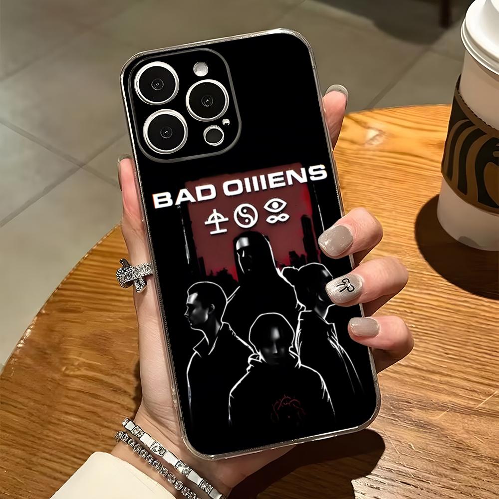 Music Bad Omens Phone Case For Iphone 15 Pro Max 14 11 12 Mini 13 Pro 7 8 X XR XS SE Transparent Back Cover