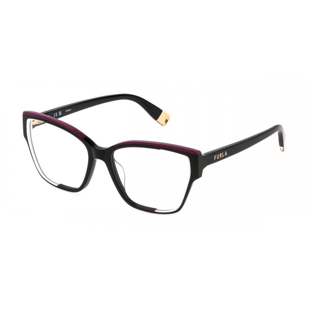 

Furla Vfu718 0700 Women Eyeglasses Shiny Black/55