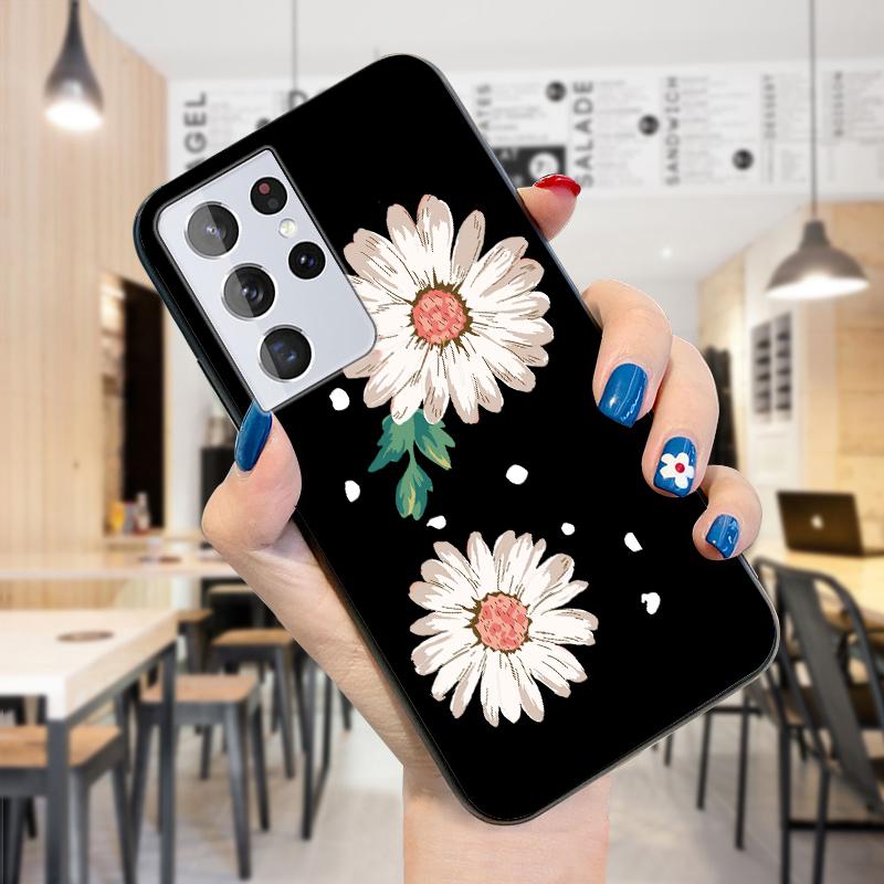 Flowers Daisy Pineapple Pattern Case Girls Boys Soft Phone Casing