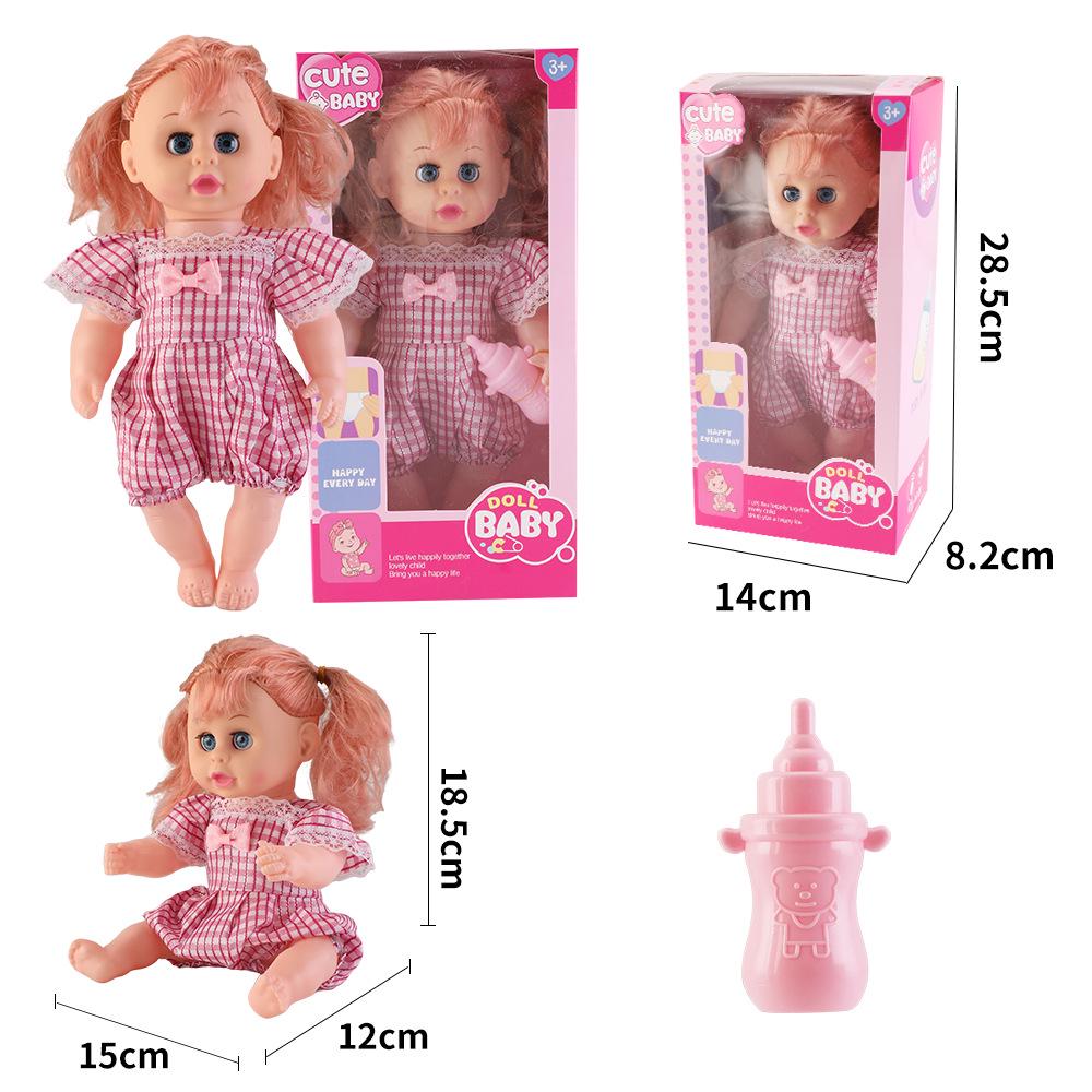 12-Inch Soft Talking Baby Doll Sleep Companion Toy - Ideal Gift for Girls