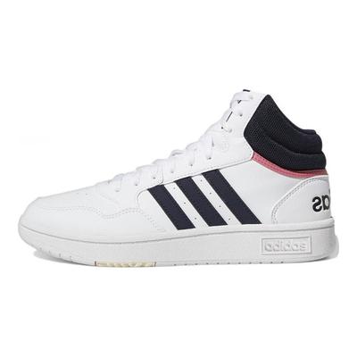 Hoops 3.0 Mid Weiß Rosaton Damen Sneaker Wolkenweiß Legend-Ink GW5455