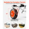 SucceBuy Kayak Cart 250lbs Capacity Foldable Kayak Trolley with 10-inch Solid Rubber Tires & 1 Ratchet Strap for Carrying Kayaks