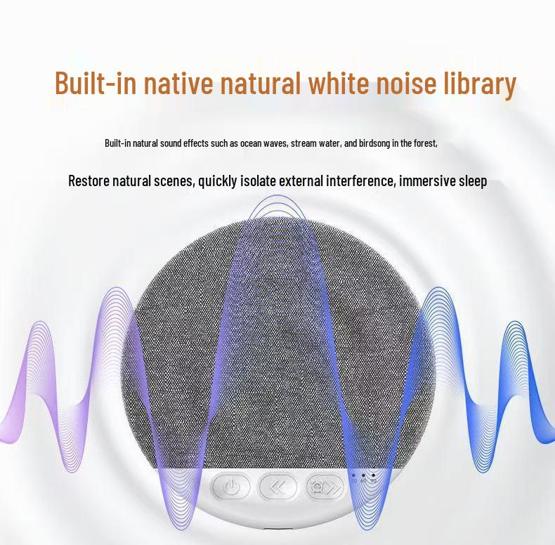 Ultra-Thin Bluetooth Sleep Speaker with Pillow Timer and Long Battery Life for Home Use