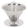 Pour Over Coffee Dripper 304 Stainless Steel Slow Drip Coffee Filter Reusable Coffee Maker Accessory