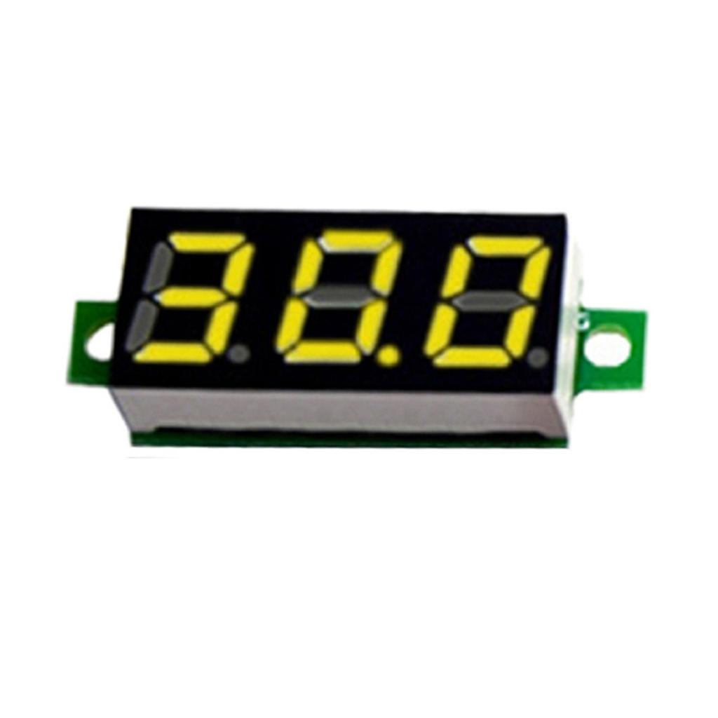 1pc Voltage Table Digital Display LED Minimun Measurement Reverse Connection Reverse Protection DC Voltmeter Head