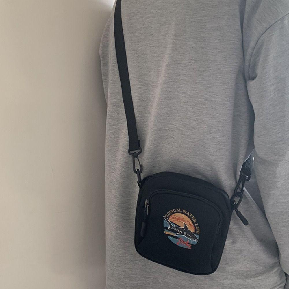 Canvas Small Cloth Shoulder Crossbody Bags Harajuku Mini Canvas Handbags Students School Bag