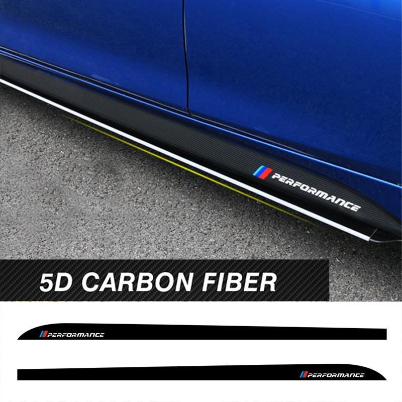 

Для BMW F30 F31 F32 F33 F22 F23 F15 F85 F10 E60 E61 G30 E90 M Performance Наклейки с логотипом Боковая юбка Виниловый тюнинг автомобиля