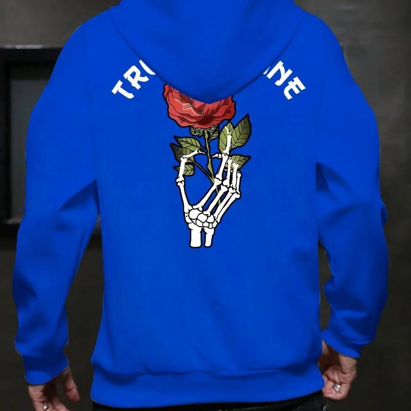 Unisex Casual Sports Hooded Sweatshirt Printed Fashion Trendy Hoodie
