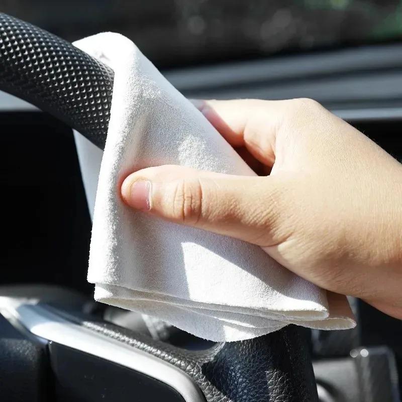 Ultra Absorbent Quick Dry Towels for Car Wash Accessories 30X30CM Car Care Cleaning Thick Cleaning Cloth Suede Wash Rag Suede