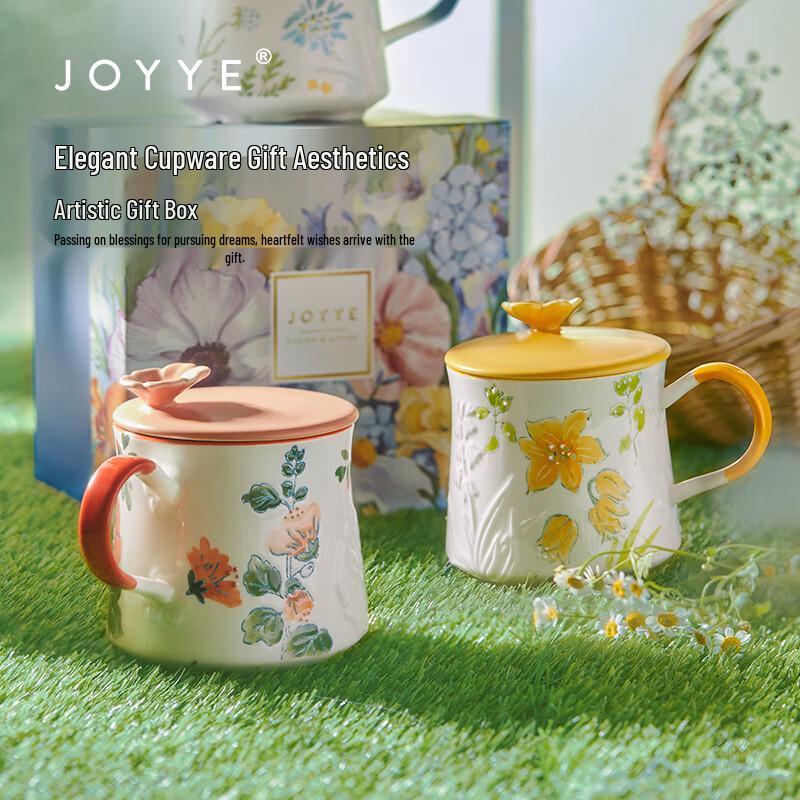 JOYYE Dream Flower Underglaze Hand-painted Ceramic Mug