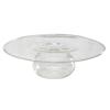 Dry Ice Glass Tableware Artistic Conception Bowl Molecular Cuisine Food Hotel Large Sashimi Ice Tray Personalized UFO Cap Plate