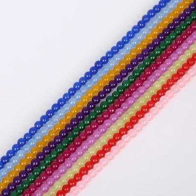 Natural Colorful Stone Round Loose Spacer Beads for Jewelry Making 4 6 8 10 12mm DIY Bracelet