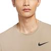Nike T Shirts Men's Khaki Crew Neck Moderate CZ1182-247