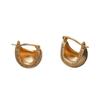 French Mid-Century Zircon Edge Ear Cuffs for Women - Non-Fading, Light Luxury, Versatile Earrings