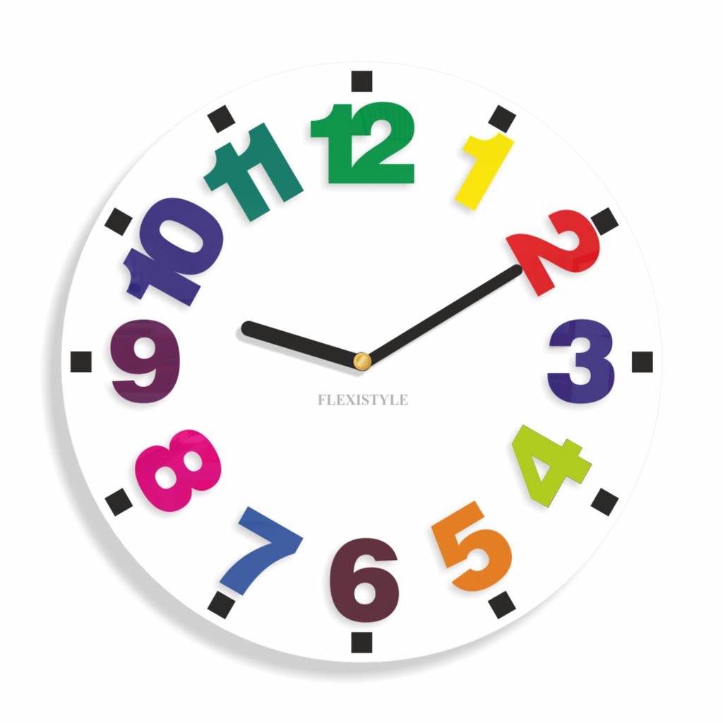 Children's wall clock Numbers